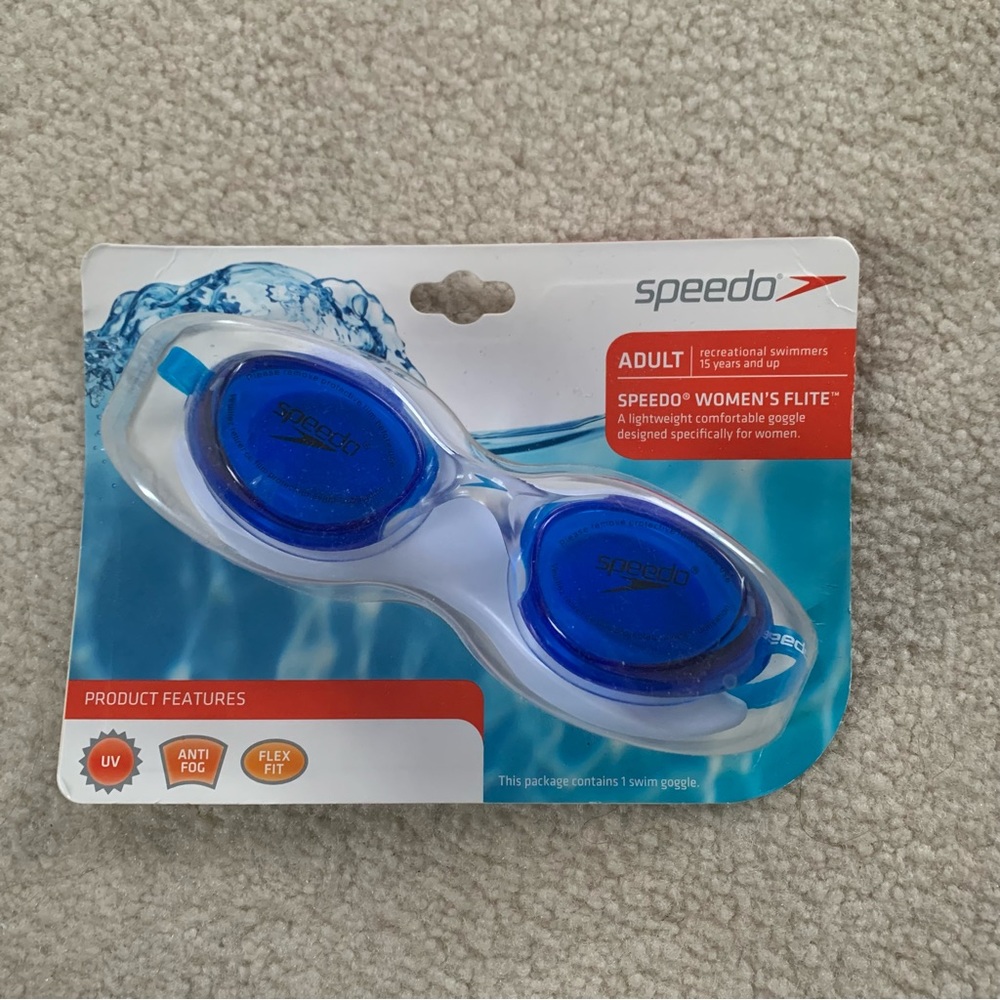 Speedo Women's Flite Blue Goggles